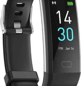 Fitness Tracker with Step/Distance/Calories Counter, Activity Tracker with Heart Rate Monitor, Slim Style Watch IP68 Waterproof, Sleep Monitor Tracker, Pedometer Watch for Women Men